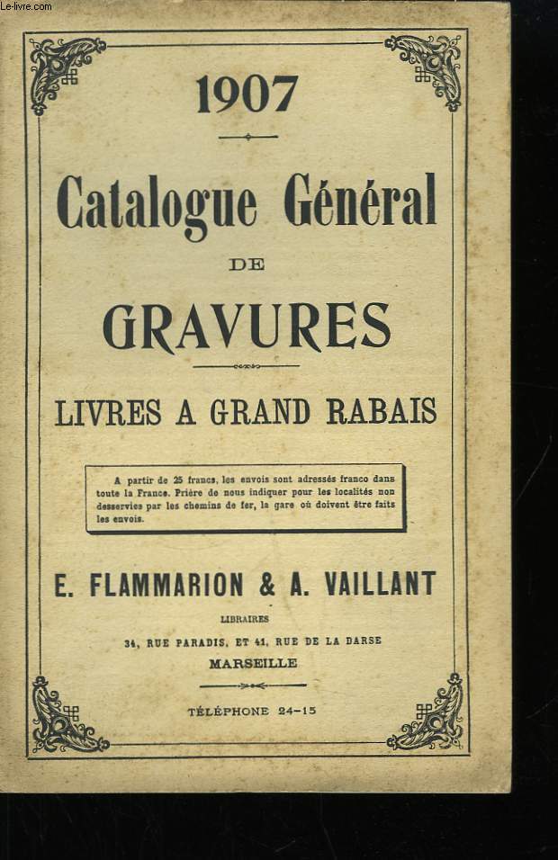 Catalogue Gnral de Gravures. Livres  Grand Rabais