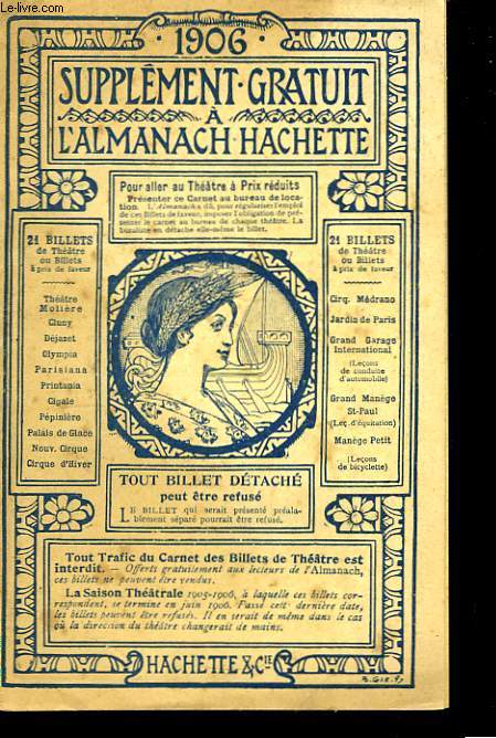 Supplment  l'Almanach Hachette 1906