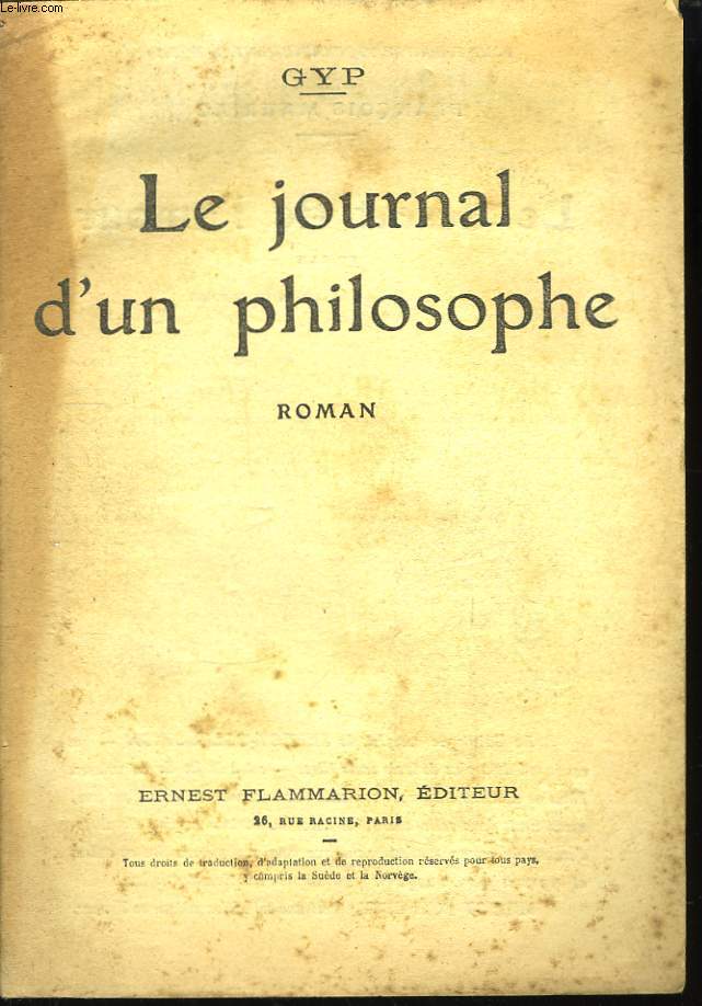 Le journal d'un philosophe