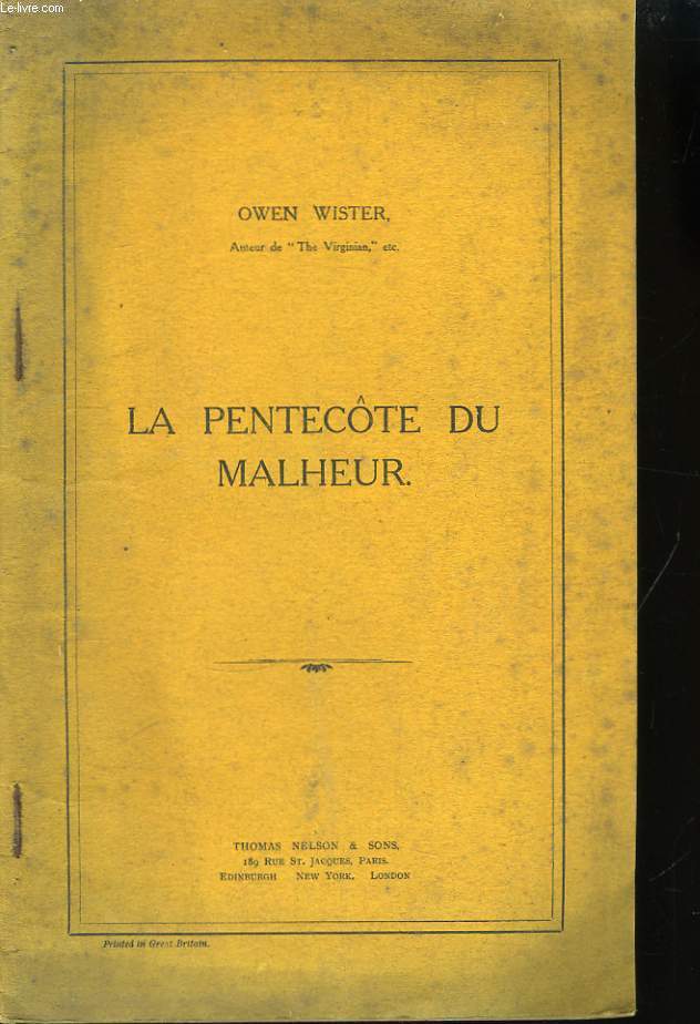 La Pentecte du Malheur.