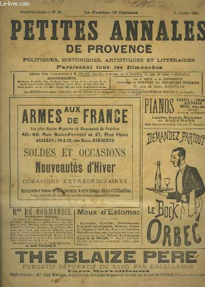 Petites Annales de Provence n38, 2me anne.