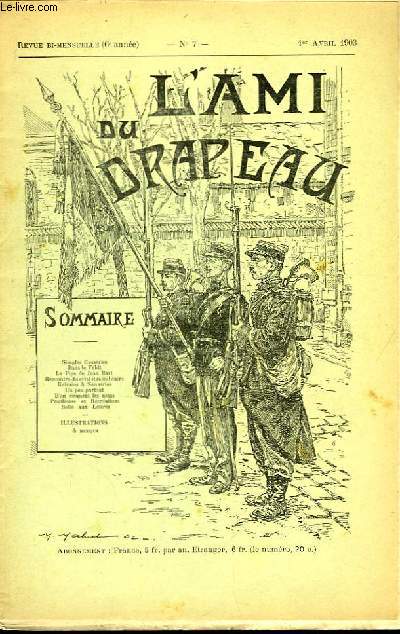 L'Ami du Drapeau N°7, 6ème année. - CHAMBON Oct. - 1903 - Afbeelding 1 van 1