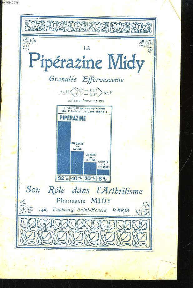 La Piprazine Midy. Granule Effervescente.