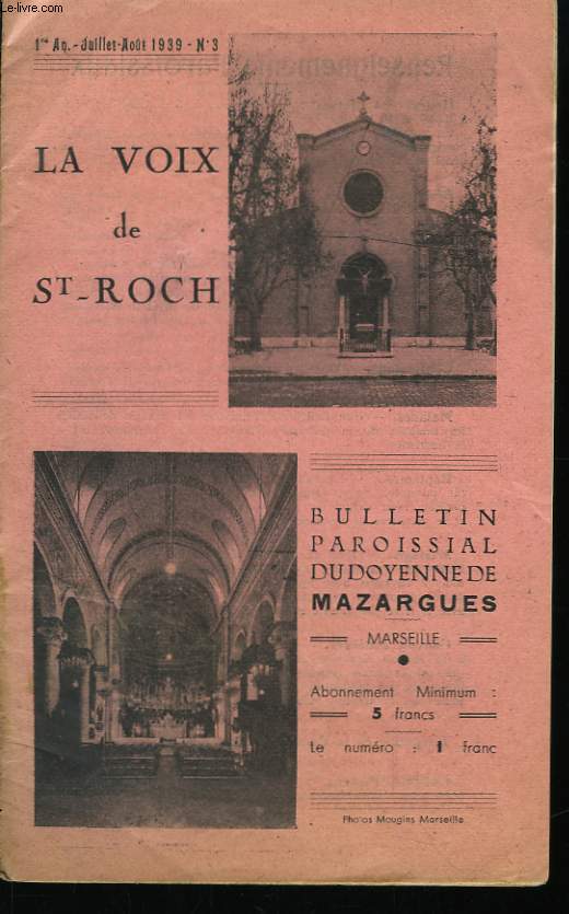 La Voix de St-Roch. N3 - 1re anne.