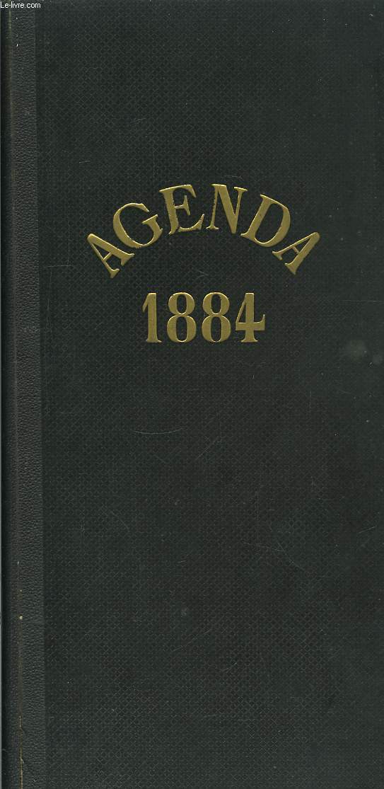 Agenda de Bureau pour 1884.