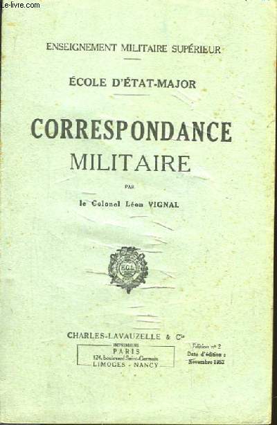 Correspondance Militaire.