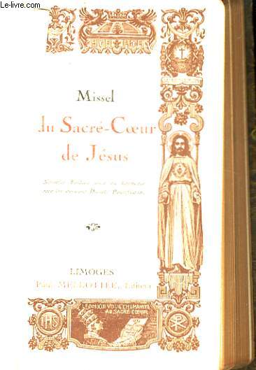 Missel du Sacr-Coeur de Jsus.