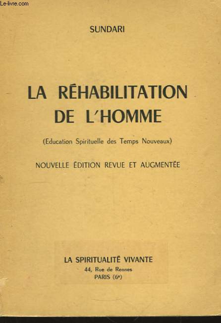 La rhabilitation de l'homme