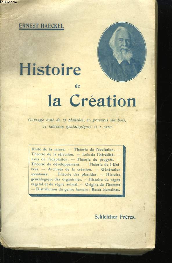Histoire de la Cration des tres Organiss, d'aprs les Lois Naturelles.