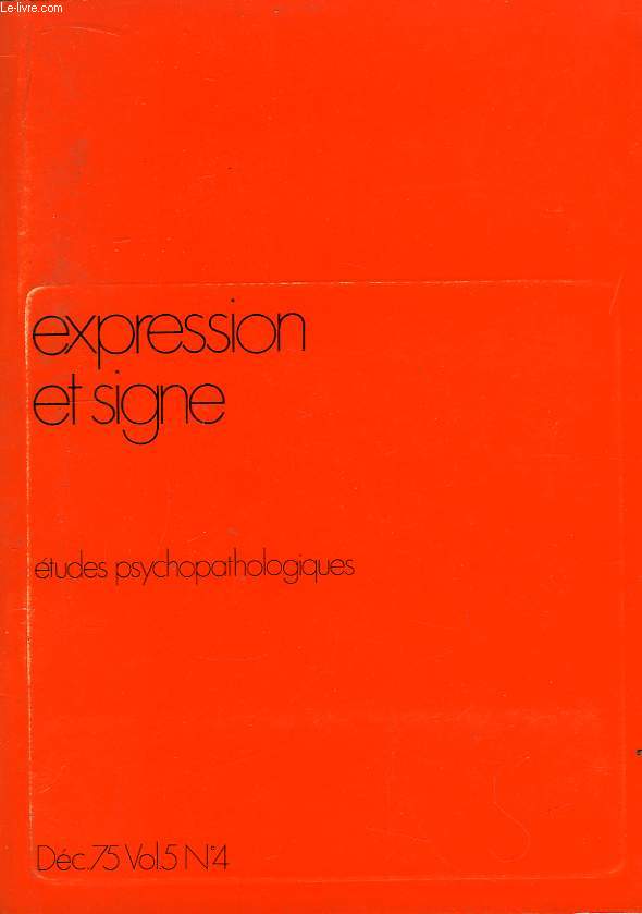 Expression et Signe. N4, Vol. 5