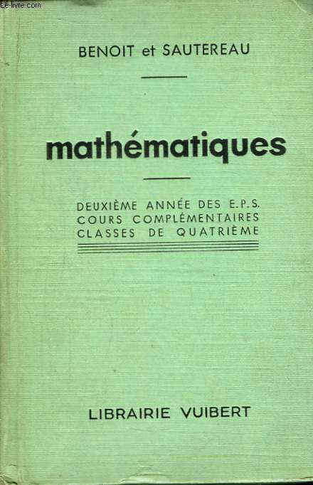 Mathmatiques (Algbre - Arithmtique - Gomtrie)