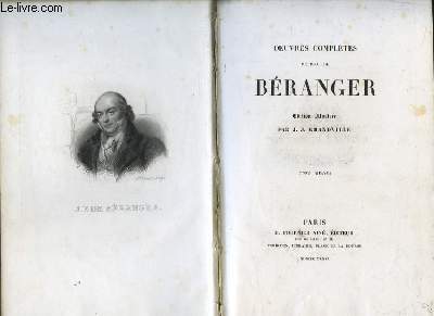 Oeuvres Compltes de P.-J. de Branger. En 3 TOMES