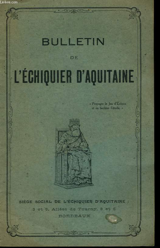 Bulletin de l'Echiquier d'Aquitaine