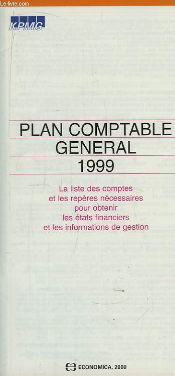 Plan Comptable Gnral 1999