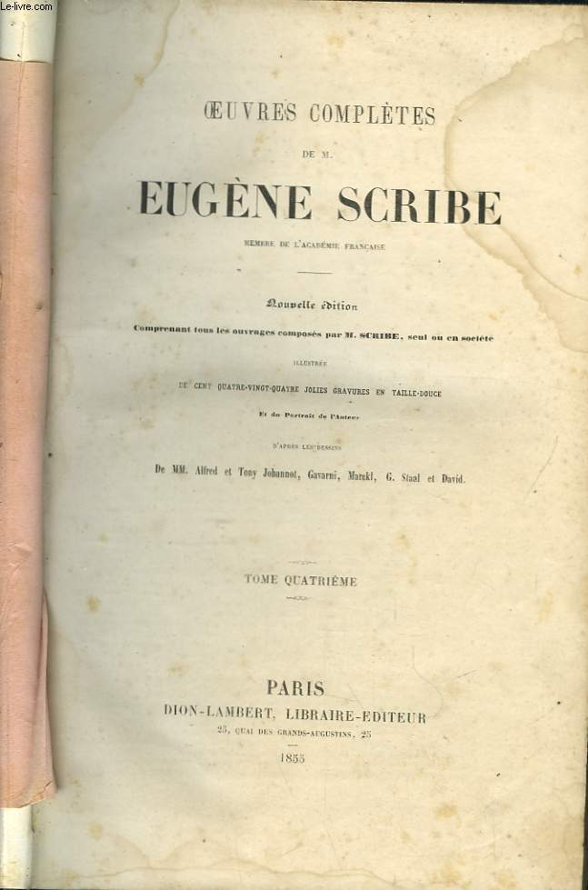 Oeuvres Compltes de E. Scribe.