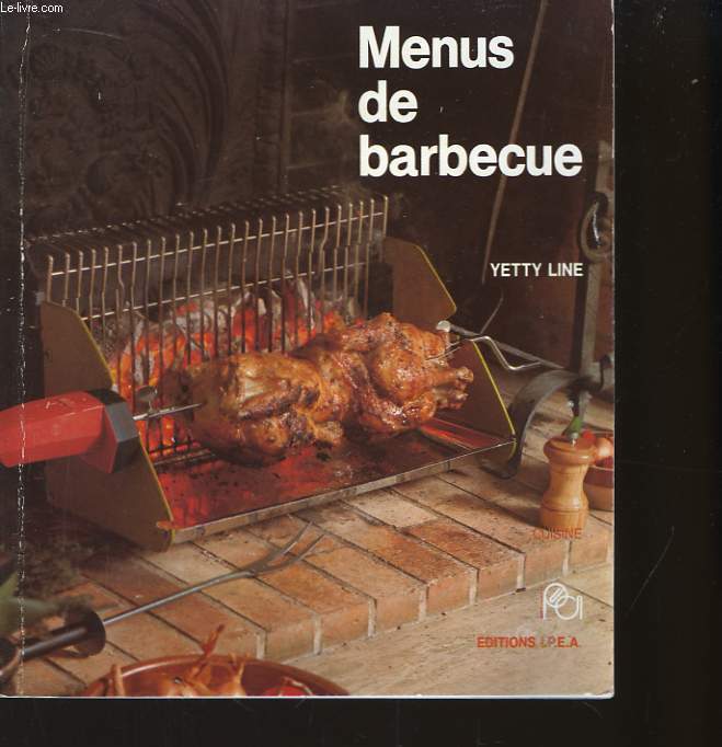 Menus de barbecue.