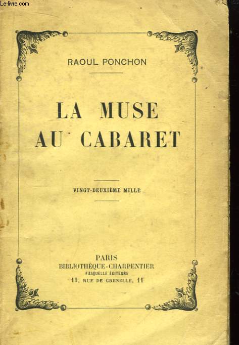 La Muse au Cabaret.