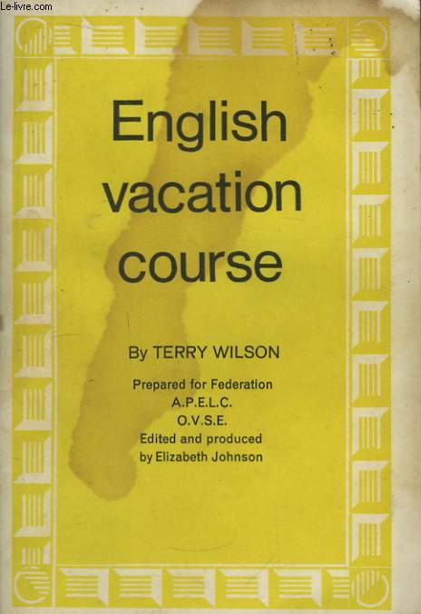 English vacation course.