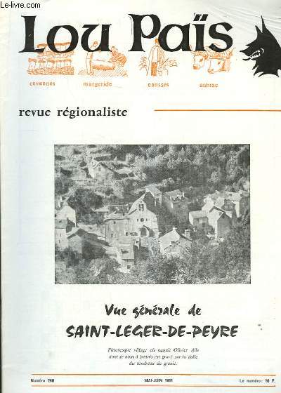 Lou Pas, n266 : Vue gnrale de Saint-Lger-de-Peyre.