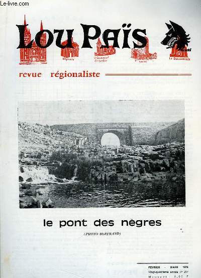 Lou Pas, n217 : Le pont des Ngres