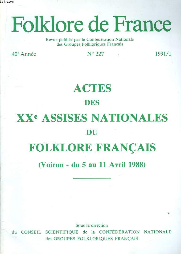 Folklore de France N227