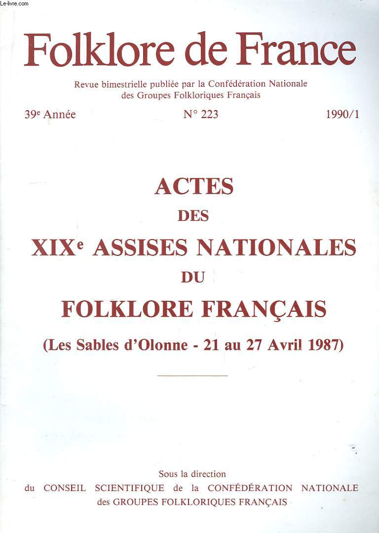 Folklore de France N223