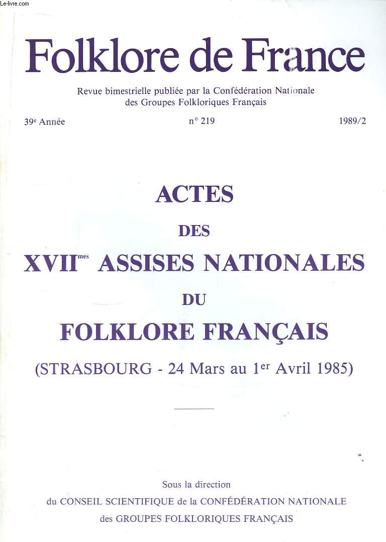 Folklore de France N219