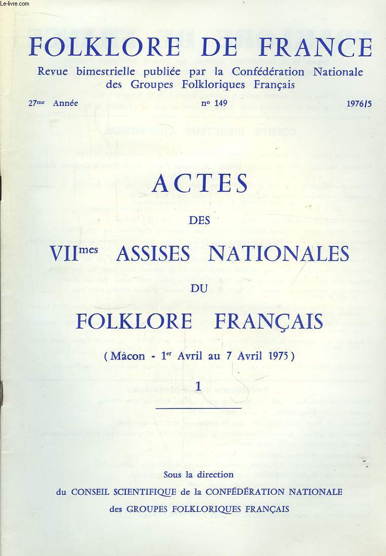 Folklore de France N149