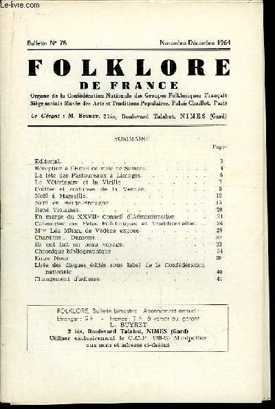 Folklore de France n78