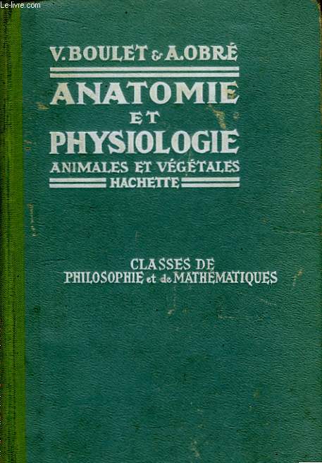 Anatomie et Physiologie Animales et Vgtales.