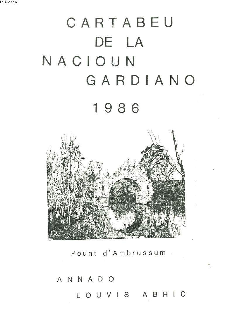 Cantabeu de la Nacioun Gardiano 1986