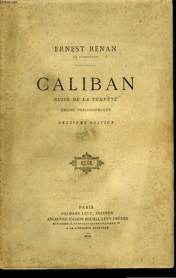 Caliban (suite de la Tampte)