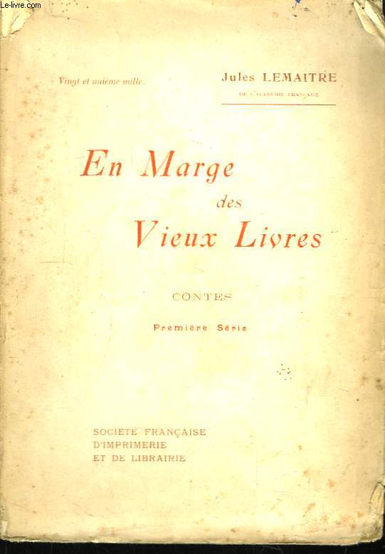 En Marge des Vieux Livres. Contes, 1re srie