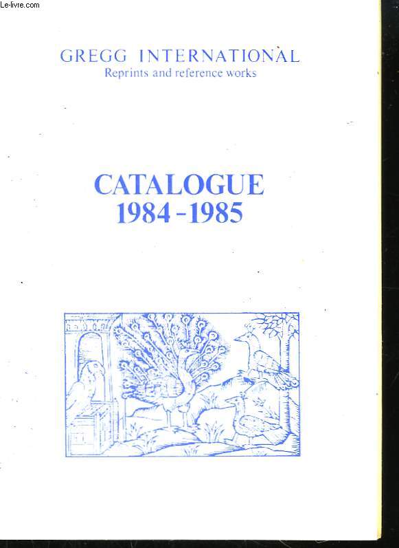 Catalogue 1984 - 1985