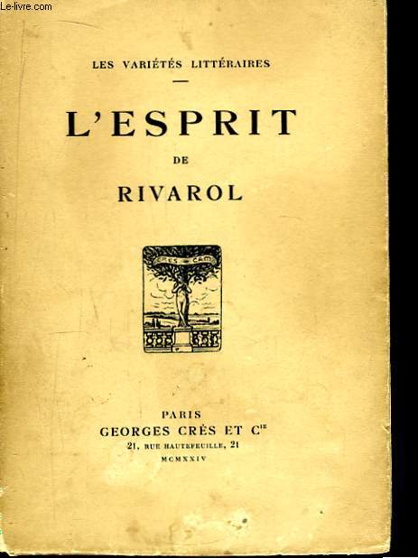 L'Esprit de Rivarol