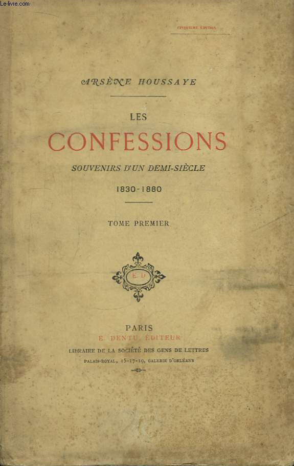 Les Confessions. En 4 Tomes.