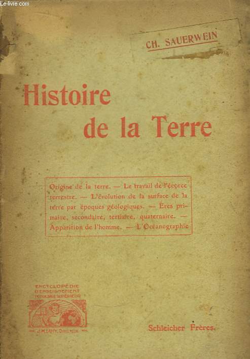 Histoire de la Terre.