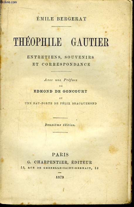 Thophile Gautier.