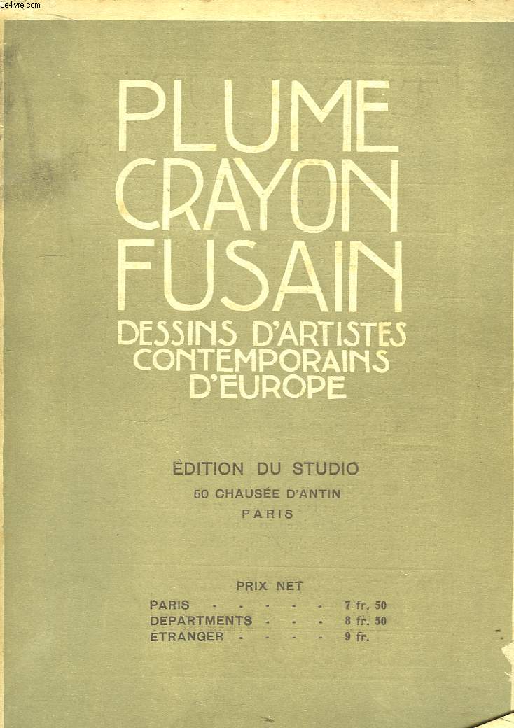 Plume - Crayon - Fusain.