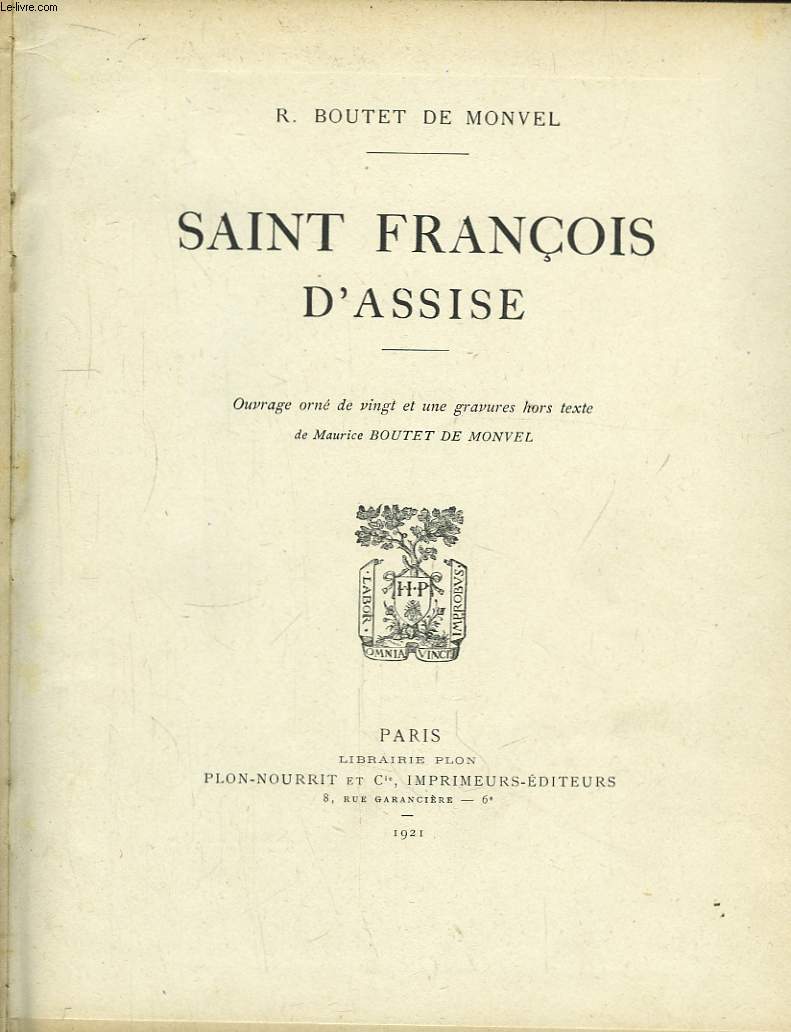 Saint-François d'Assise.