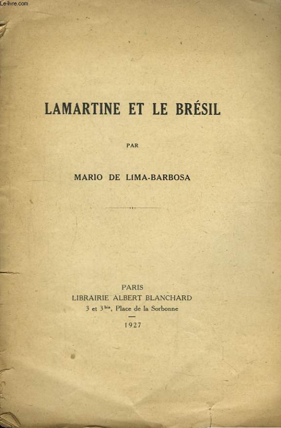 Lamartine et Le Brsil