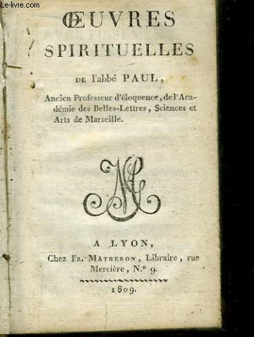 Oeuvres Spirituelles.