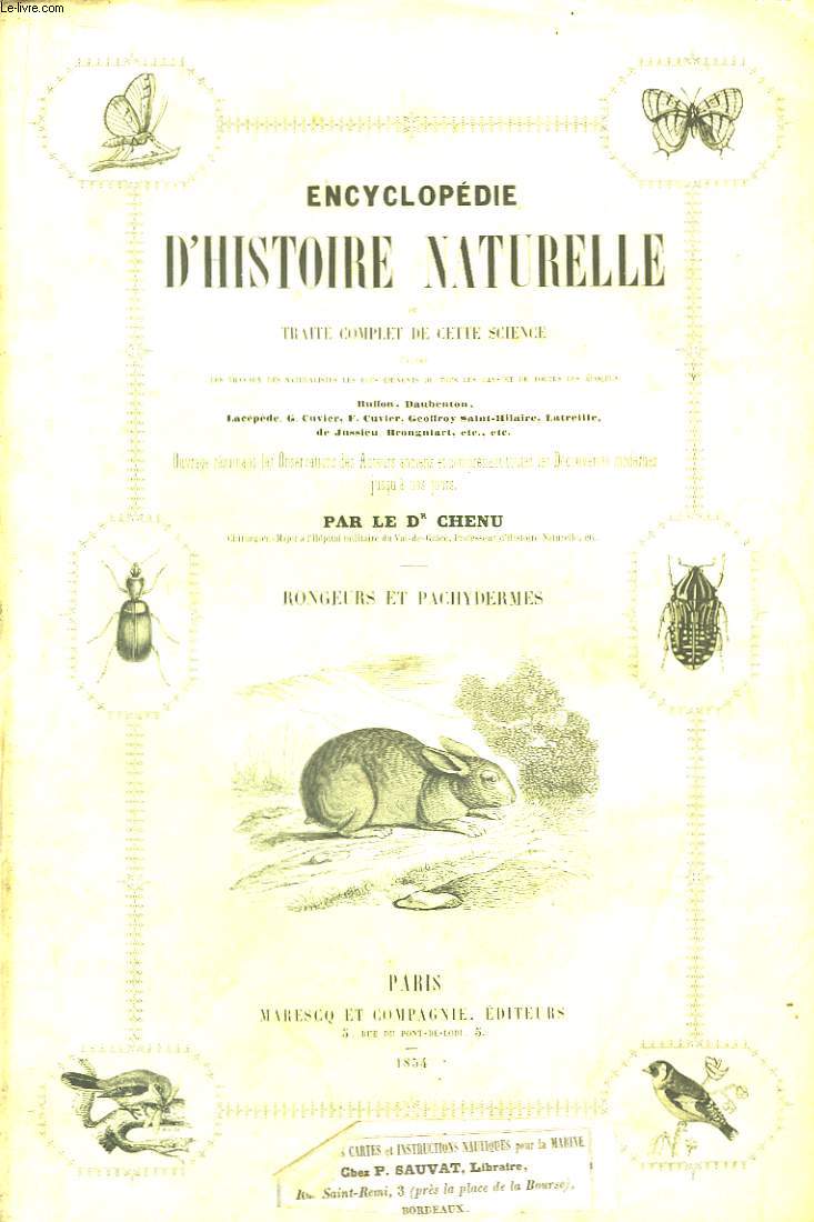 Encyclopdie d'Histoire Naturelle. Rongeurs et Pachydermes.