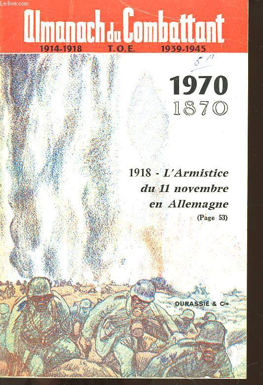 Almanach du Combattant. 1970