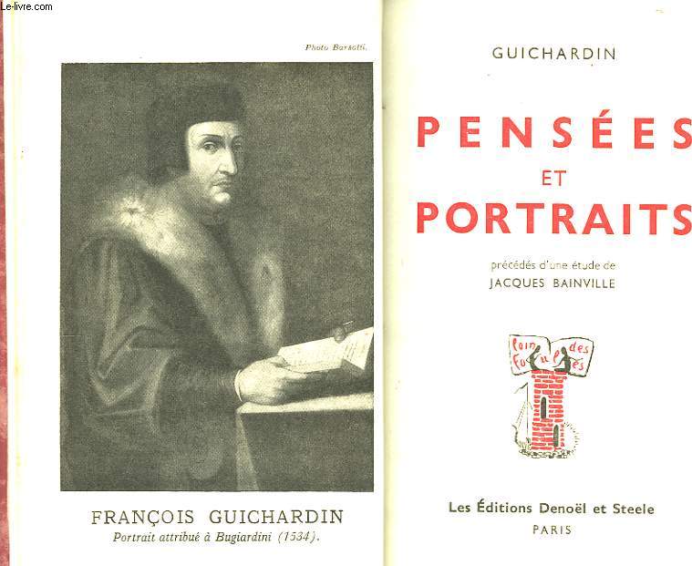 Penses et Portraits.