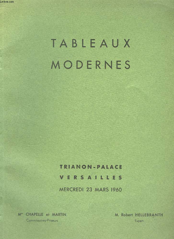 Tableaux Modernes.
