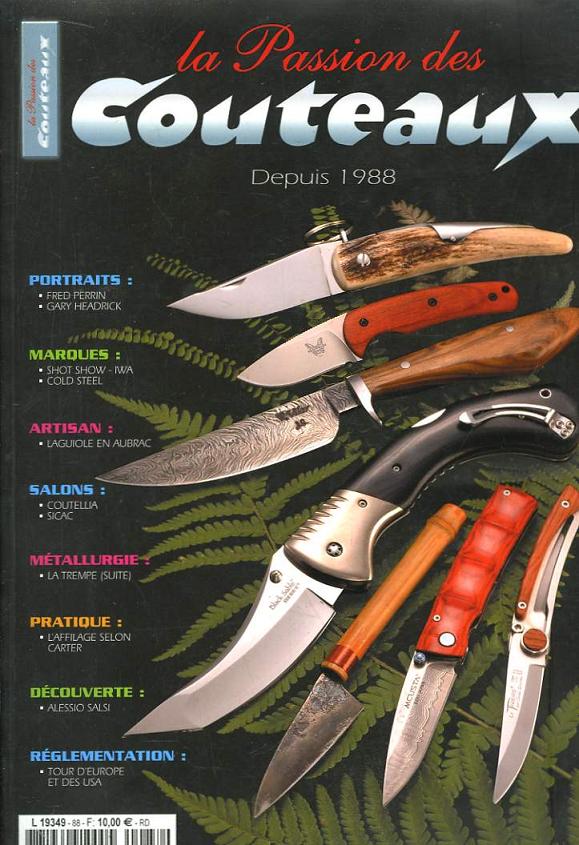 La Passion des Couteaux, depuis 1988. N88
