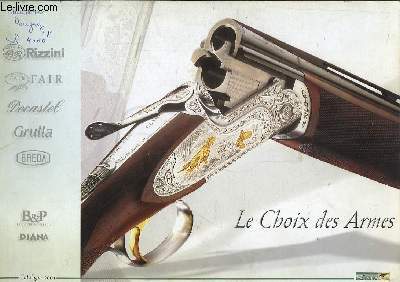 Catalogue 2001 Le Choix des Armes.