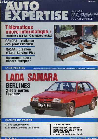 Auto Expertise N144 : Lada Samara Berlines, 3 et 5 portes Essence.