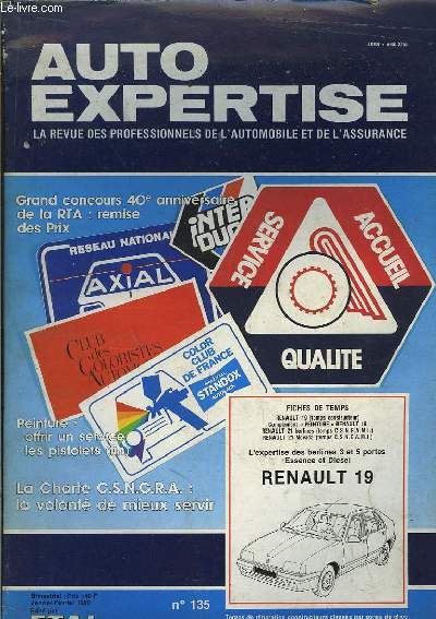 Auto Expertise N135 : Renault 19.